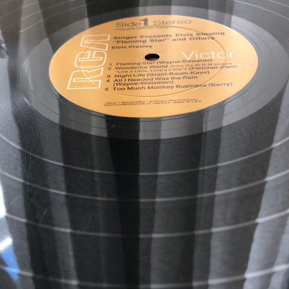 Elvis Presley Sings Flaming Star Vinyl Lp '68 - Picture 7 of 10